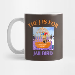 Donald J Trump Jailbird Village Idiot Mug